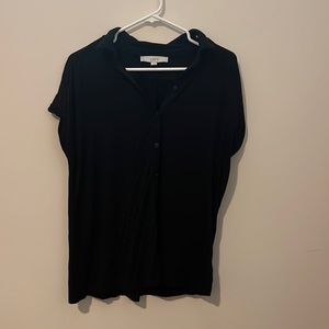 Black Loft button up shirt.